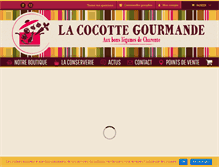 Tablet Screenshot of lacocottegourmande.com